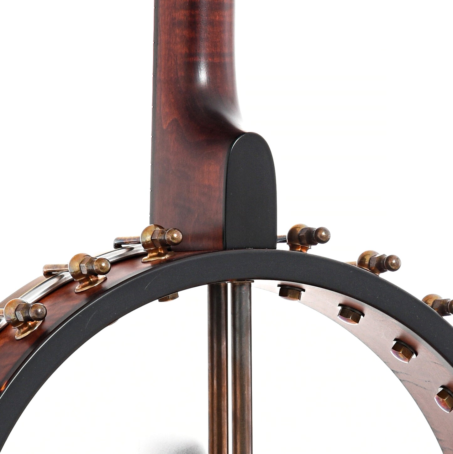 Image 9 of Ome Celtic 12" Tenor Banjo & Gigbag, Curly Maple, Dark Stain- SKU# CELT19-CM12D : Product Type Tenor & Plectrum Banjos : Elderly Instruments