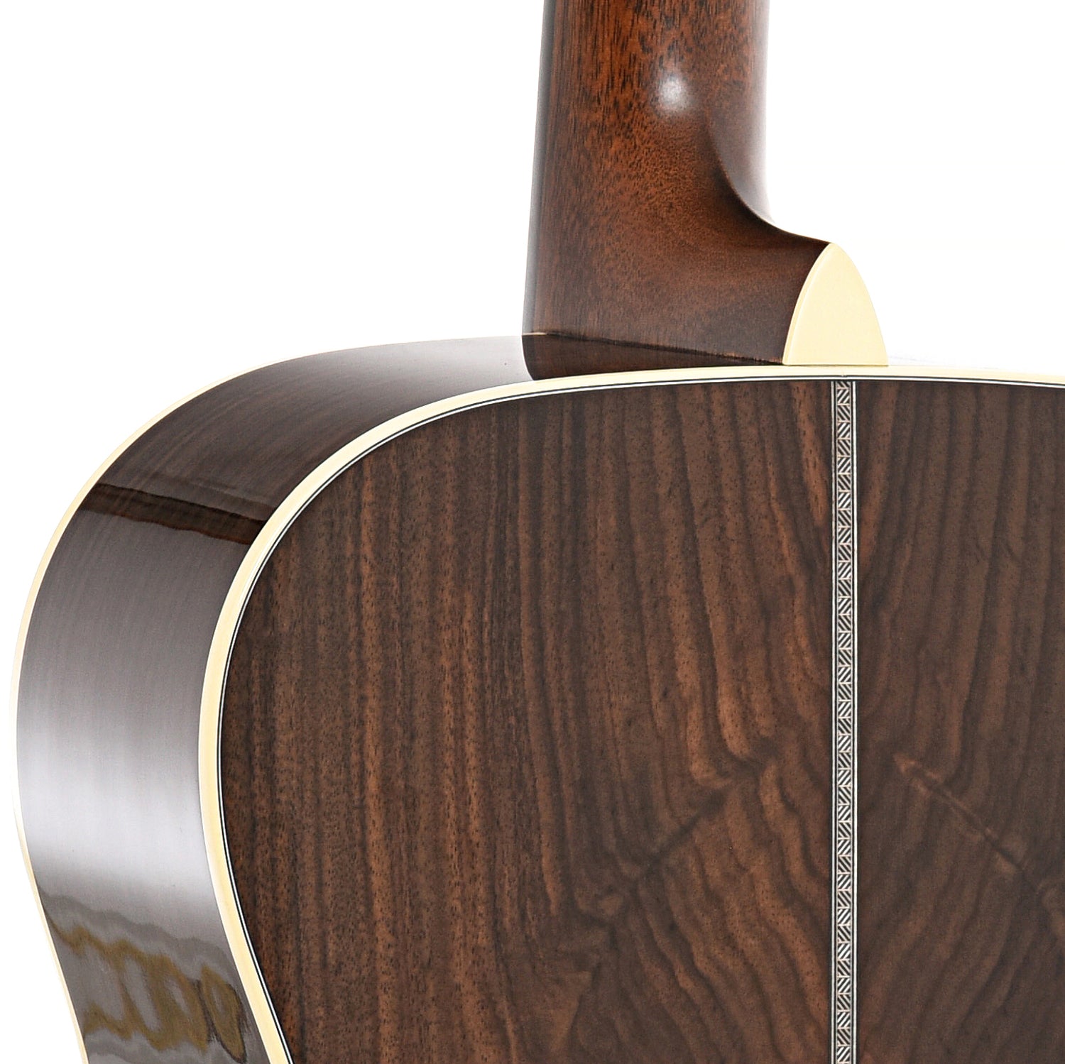 Heel of Martin Custom Herringbone 28-Style M-Size,Wild Grain Indian Rosewood