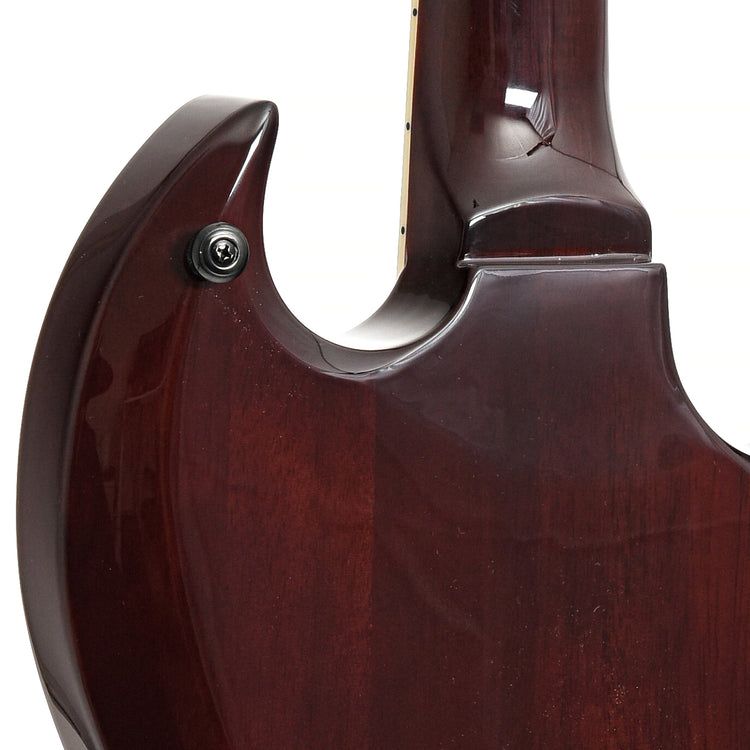 Image 9 of ESP LTD Viper-256 Quilted Maple Dark Brown Sunburst Electric Guitar, Left Handed - SKU# VIPER256L-QMDBSB : Product Type Solid Body Electric Guitars : Elderly Instruments