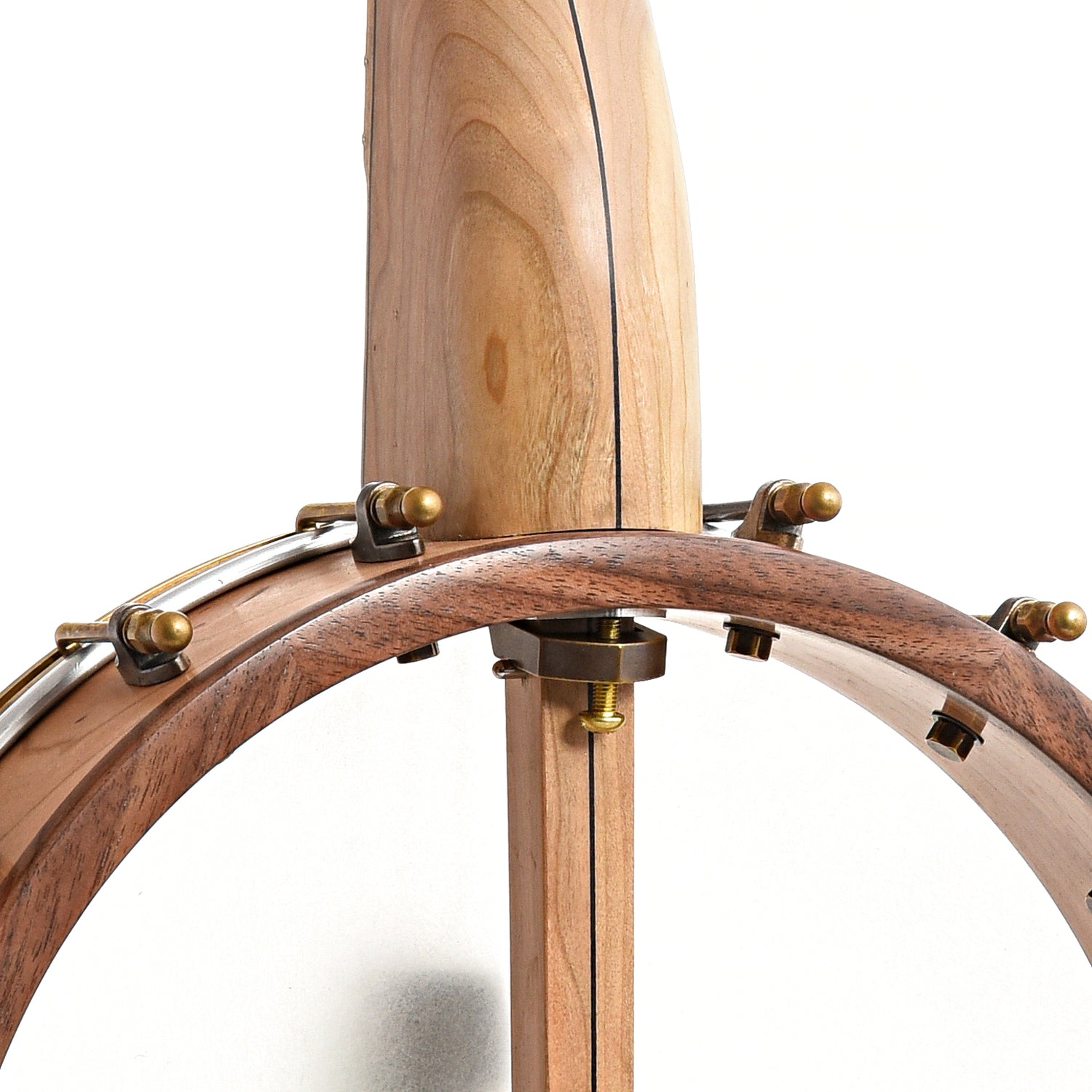 Image 9 of Pisgah Banjo Co. 12" Cherry Possum Openback Banjo, Standard Scale - SKU# PP12S-C-B : Product Type Open Back Banjos : Elderly Instruments