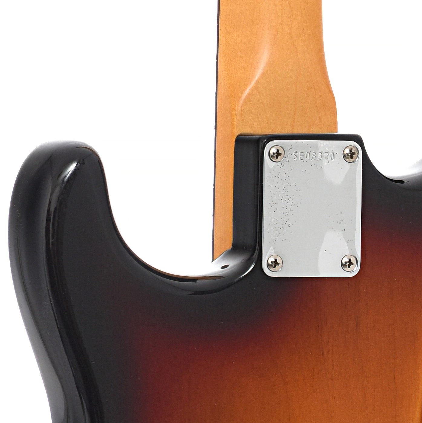 Neck joint of Fender John Mayer Stratocaster 