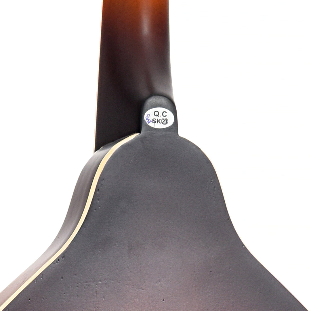 Heel of Fender PM-180E Mandolin
