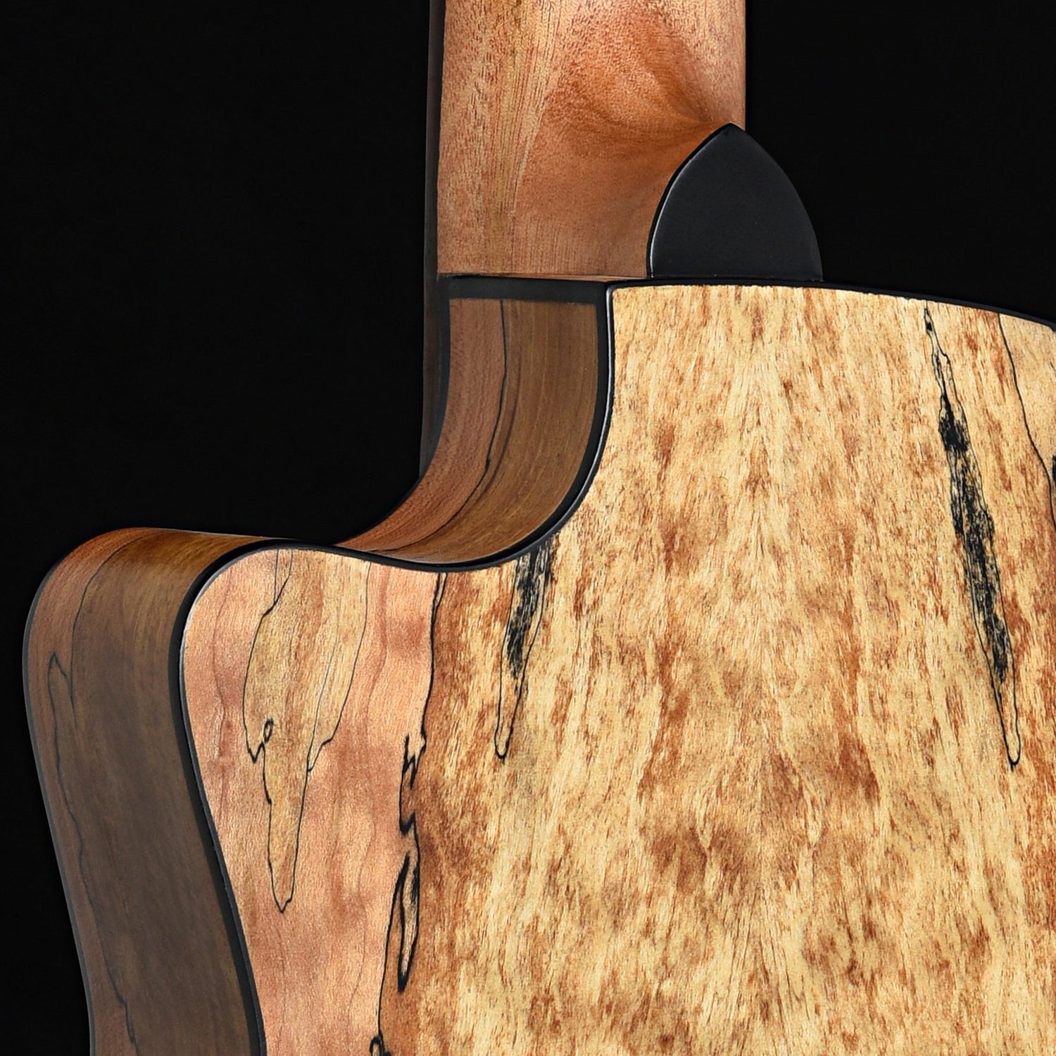 Image 8 of Kala U-Bass Spalted Maple Fretted Mini-Bass - SKU# UBSMPL : Product Type Acoustic Bass Guitars : Elderly Instruments