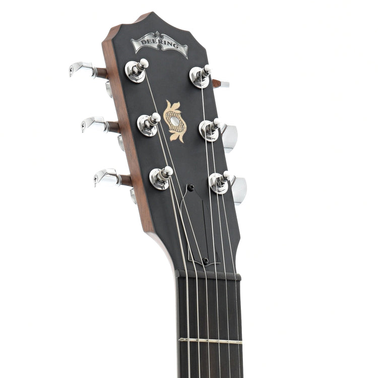 Image 8 of Deering B-6AE Boston 6-String Acoustic-Electric Banjo Guitar & Case - SKU# BOSTON6AE : Product Type 6-string Banjos : Elderly Instruments