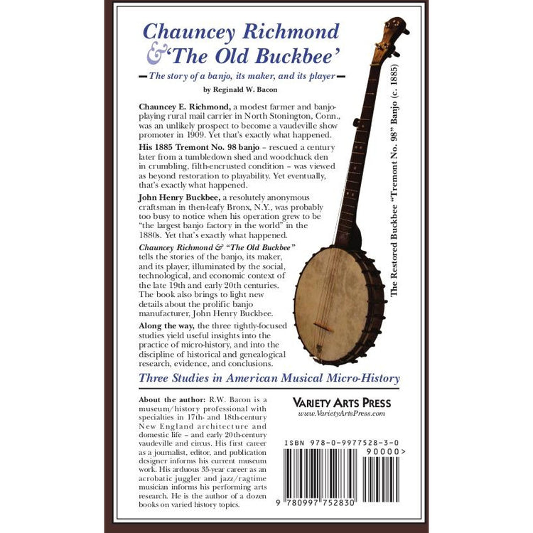 Image 4 of BUCKBEE BANJOS - Chauncey Richmond & The Old Buckbee - SKU# 807-1 : Product Type Media : Elderly Instruments