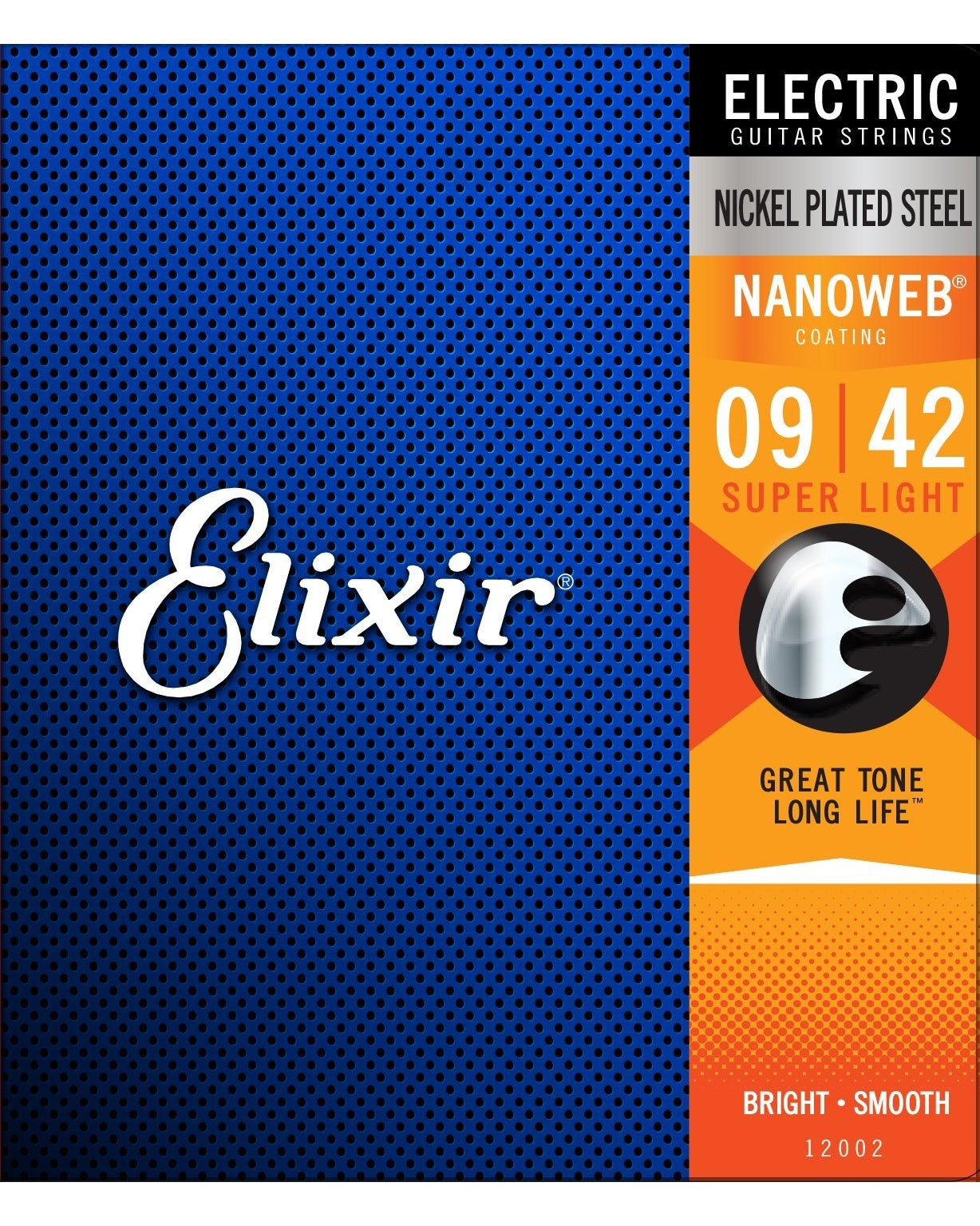 Image 1 of Elixir 12002 Nanoweb Super Light Electric Guitar Strings - SKU# 12002 : Product Type Strings : Elderly Instruments