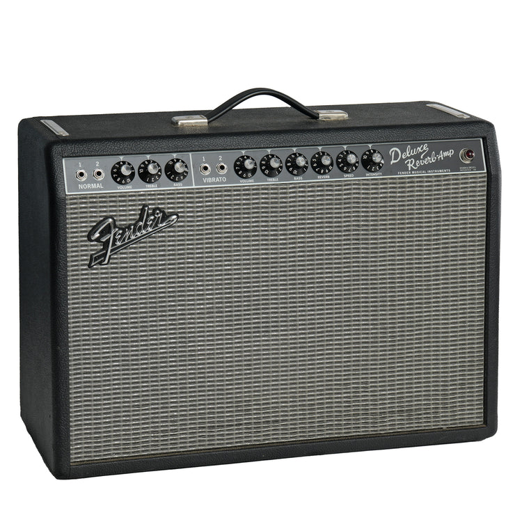 Front and side of Fender Deluxe Reverb Combo Amp