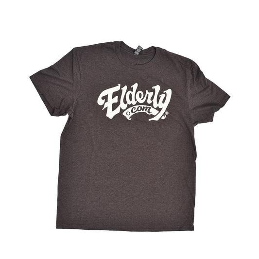 Image 3 of ELDERLY LOGO TEE HEATHERED BROWN (VARIOUS SIZES)- SKU# TEE88-HB-S : Product Type Accessories & Parts : Elderly Instruments