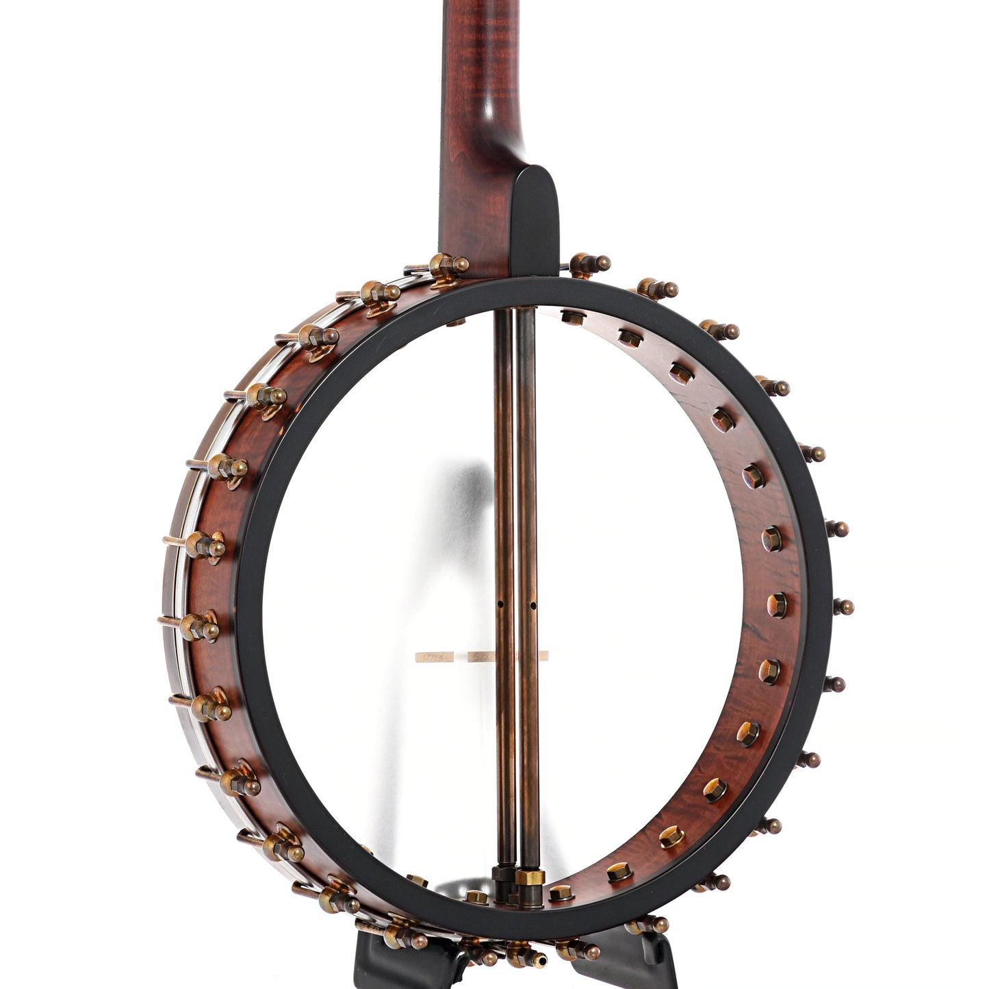 Image 11 of Ome Celtic 12" Tenor Banjo & Gigbag, Curly Maple, Dark Stain- SKU# CELT19-CM12D : Product Type Tenor & Plectrum Banjos : Elderly Instruments