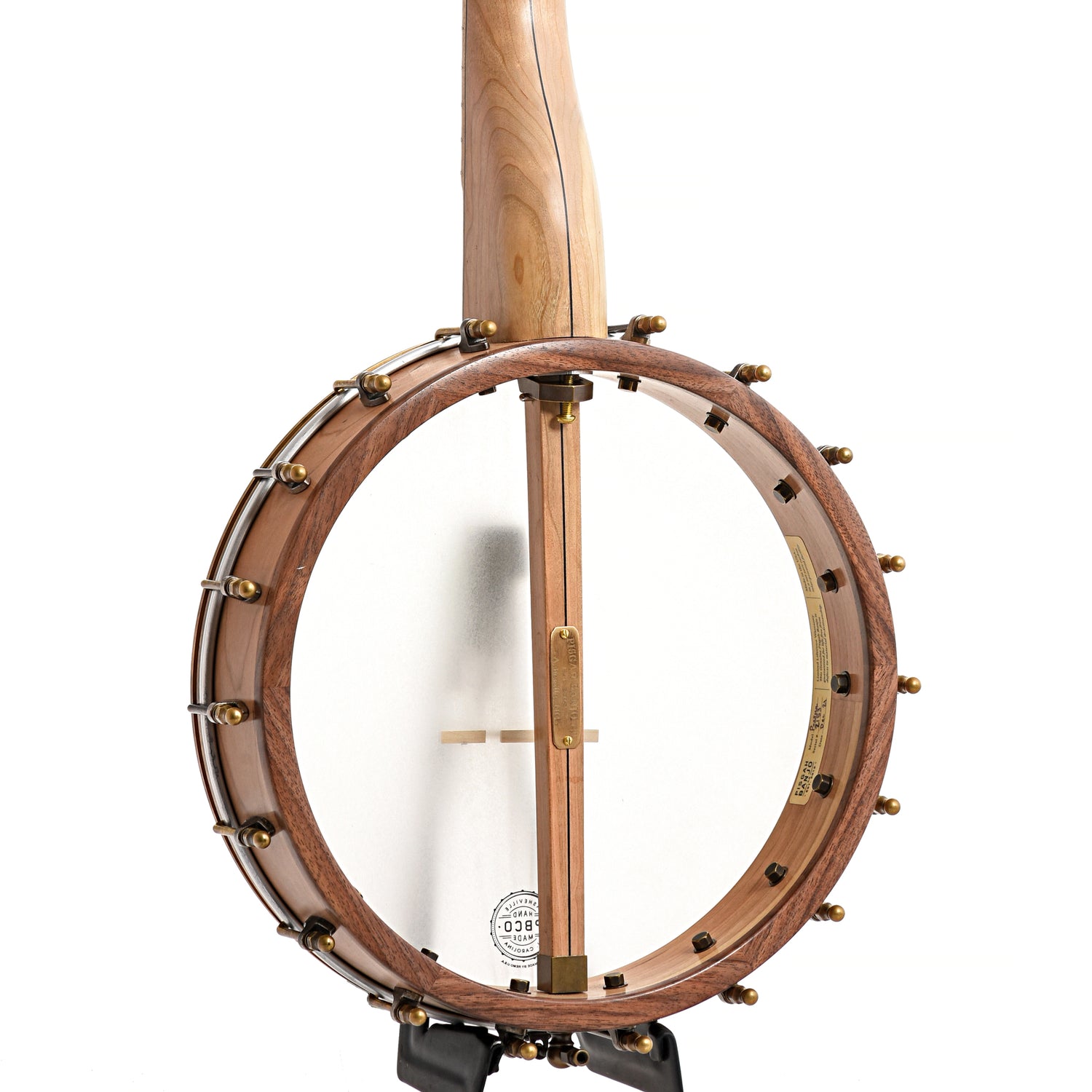 Image 11 of Pisgah Banjo Co. 12" Cherry Possum Openback Banjo, Standard Scale - SKU# PP12S-C-B : Product Type Open Back Banjos : Elderly Instruments