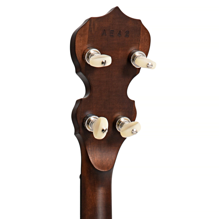 Back Headstock of Deering Sierra Maple Banjo 