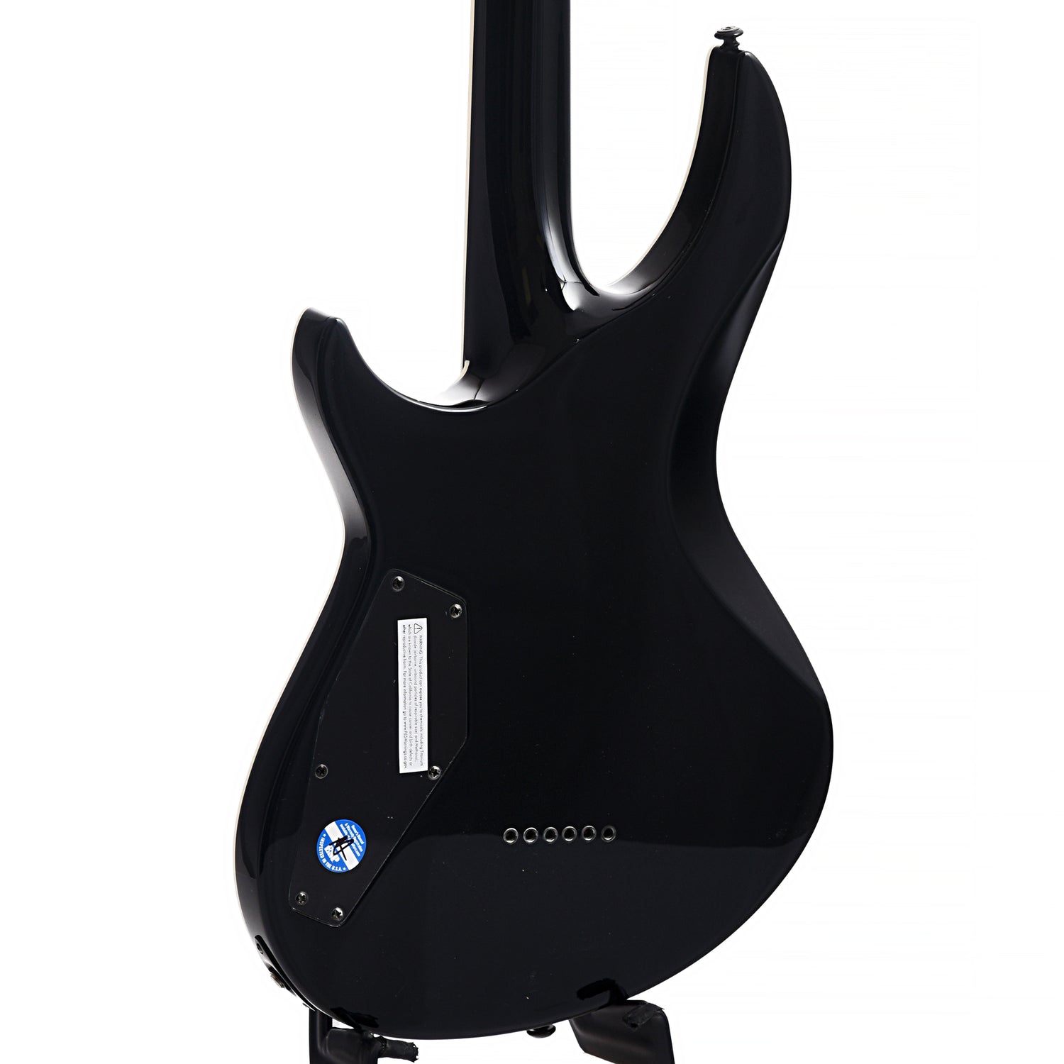 back and side of ESP LTD H3-1000 Electric Guitar, Black Turquoise Burst