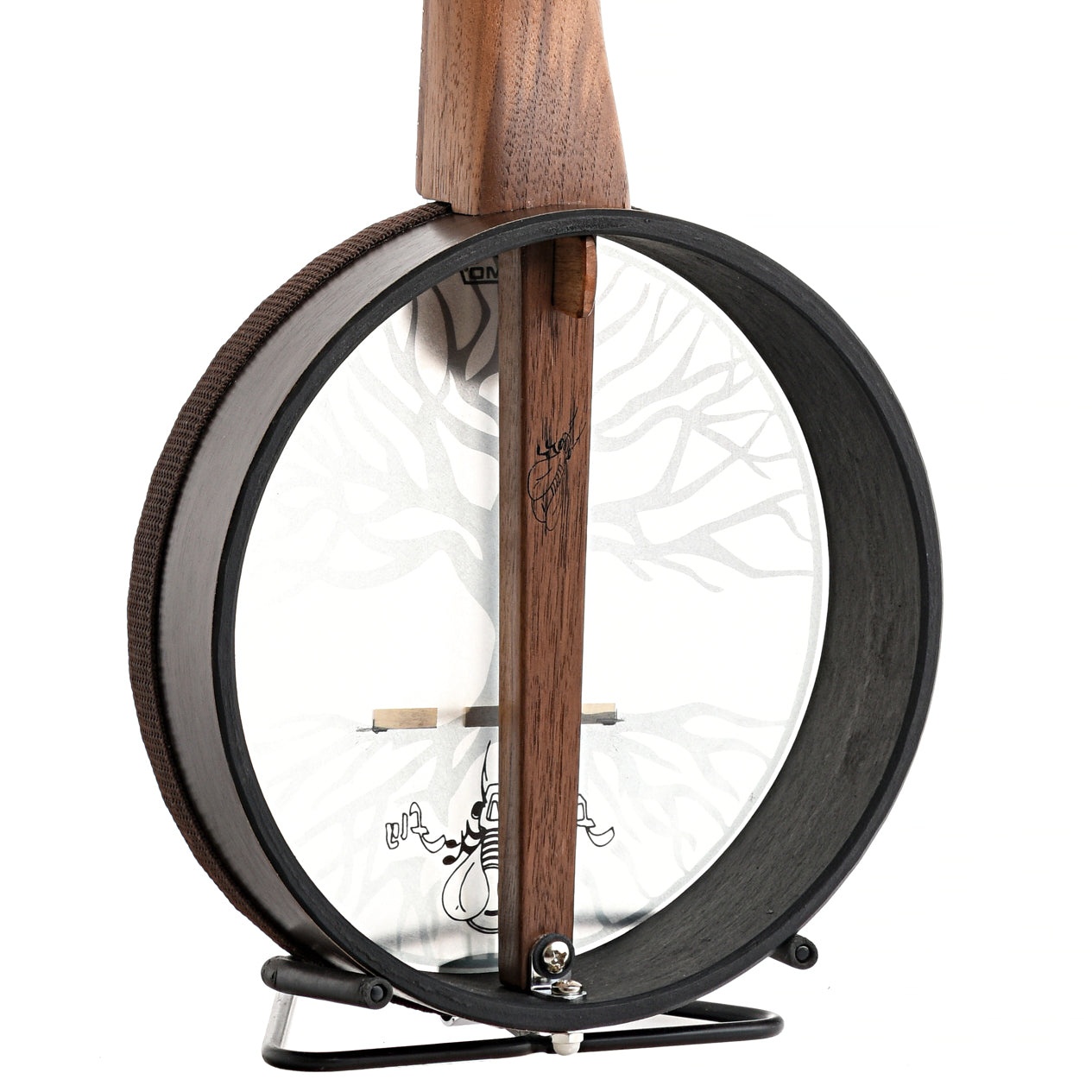 Image 11 of Magic Fluke Company Tree of Life Firefly Concert Banjo Uke, Walnut, with Cinch Sack - SKU# MFBUCTOL : Product Type Banjo Ukuleles : Elderly Instruments