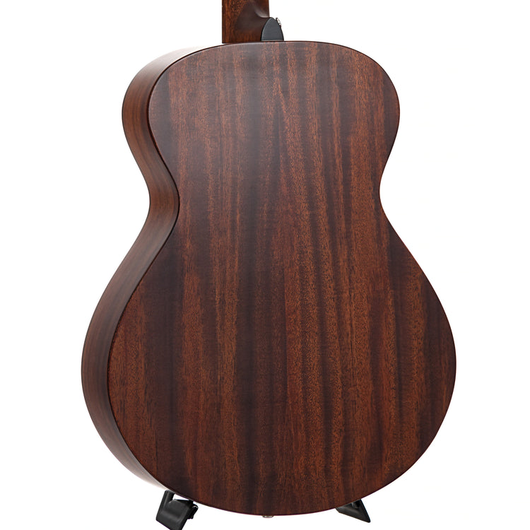 Back and side of Breedlove Eco Collection Discovery S Concert LH European-African Mahogany