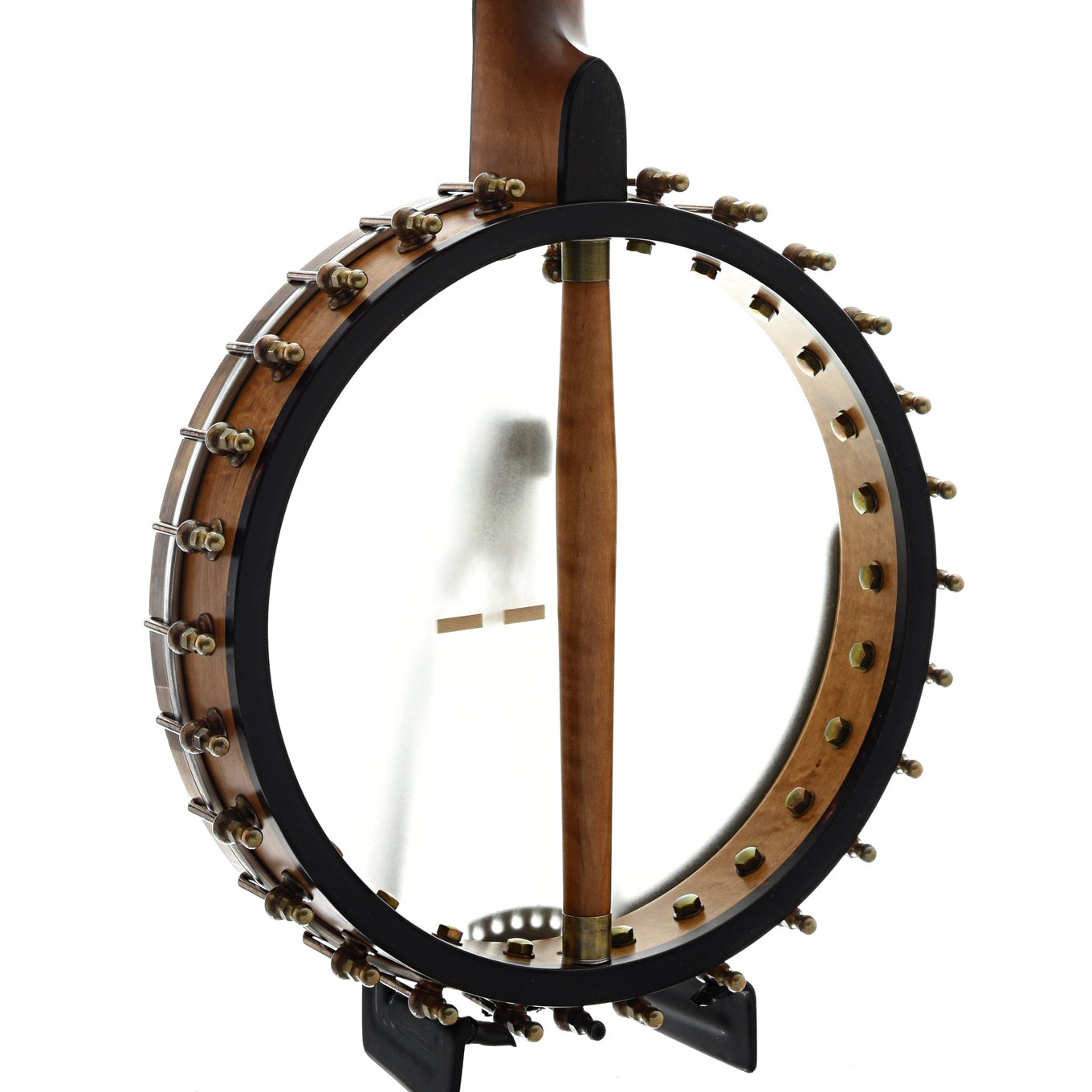 Image 10 of Ome Custom Minstrel 12" Banjo & Case, Curly Maple Neck - SKU# OMINST-CMPL1226 : Product Type Open Back Banjos : Elderly Instruments