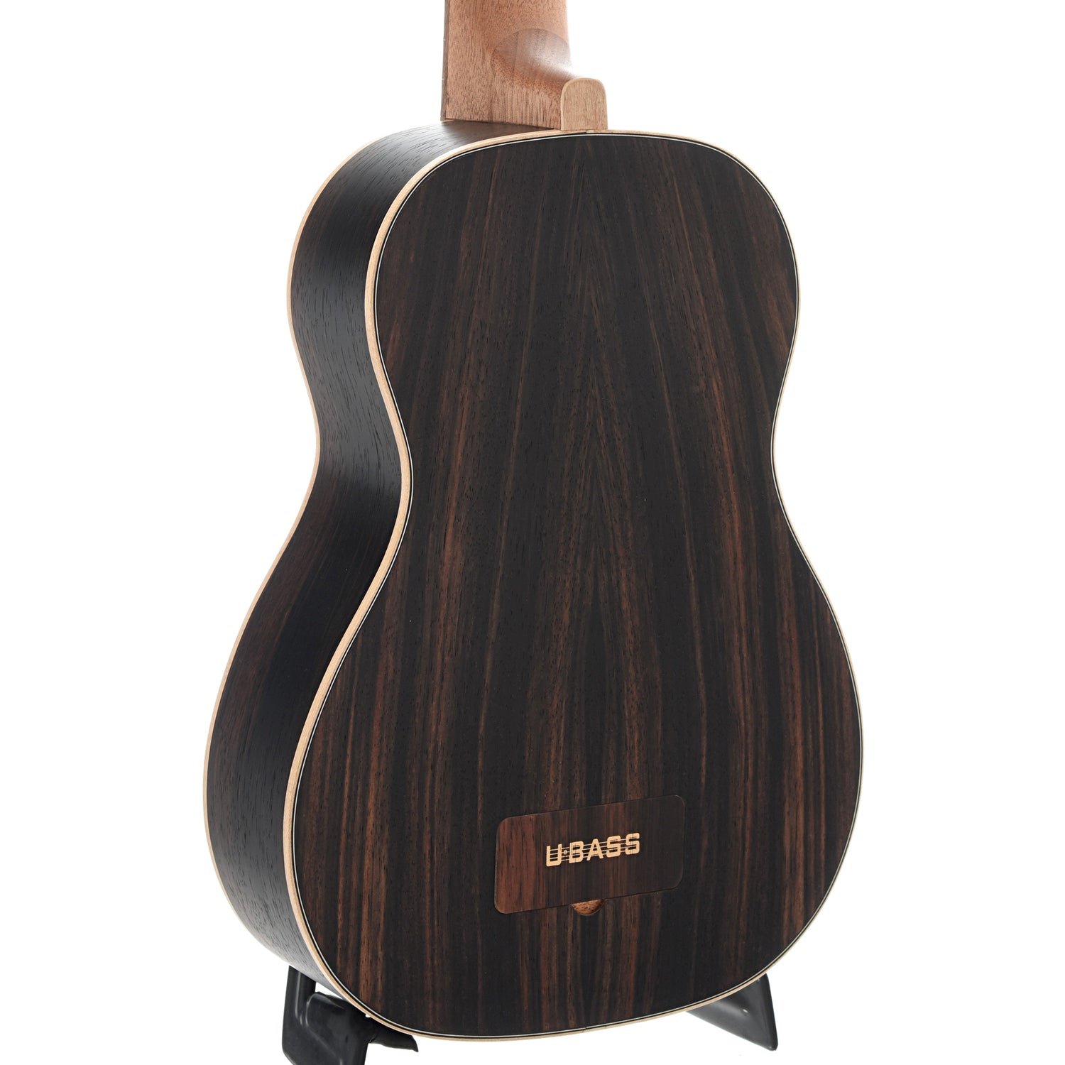 Image 9 of Kala U-Bass Striped Ebony Fretted Mini-Bass with Gigbag - SKU# UBEBY : Product Type Acoustic Bass Guitars : Elderly Instruments