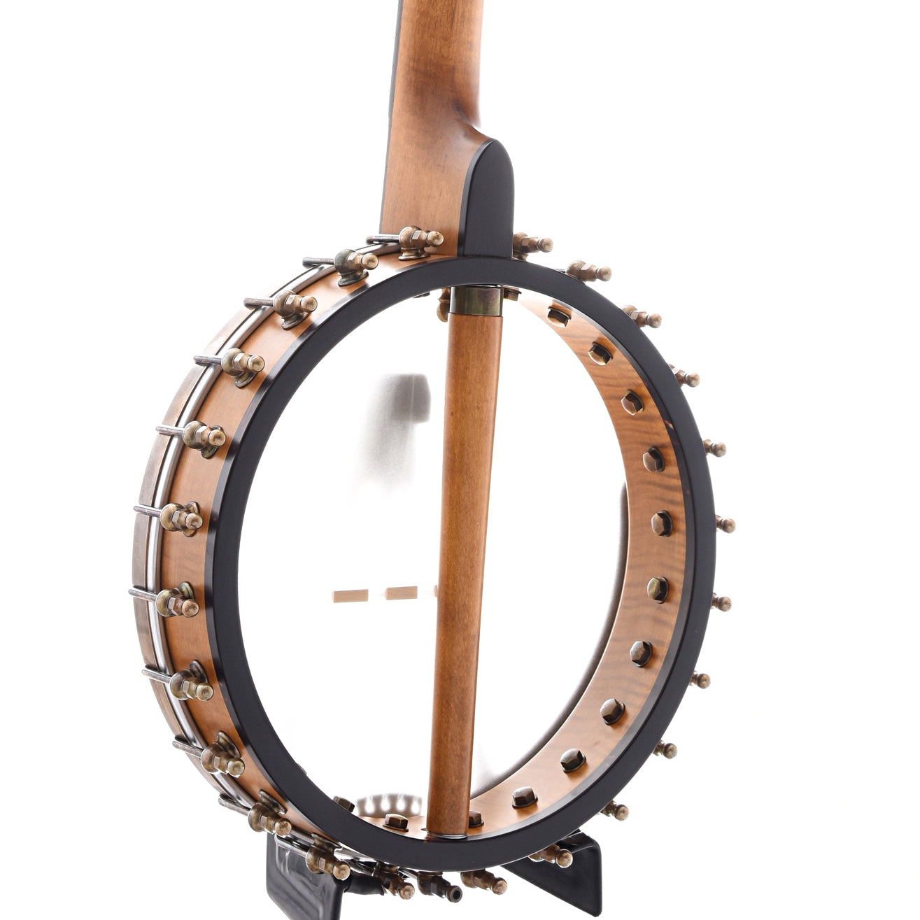 Image 10 of Ome Minstrel 11" Banjo & Case, Curly Maple Neck - SKU# OMINST-CMPL11 : Product Type Open Back Banjos : Elderly Instruments