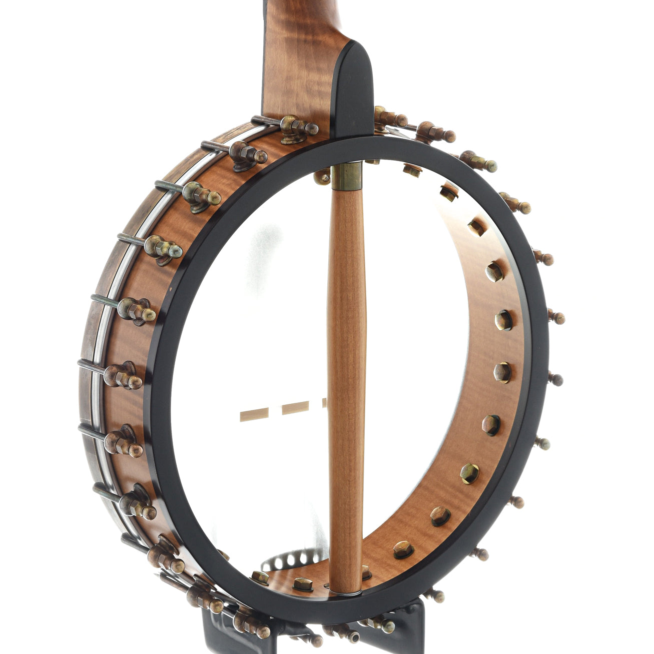 Image 10 of Ome Flora 11" Openback Banjo & Case, Curly Maple - SKU# FLORA-CMPL11 : Product Type Open Back Banjos : Elderly Instruments