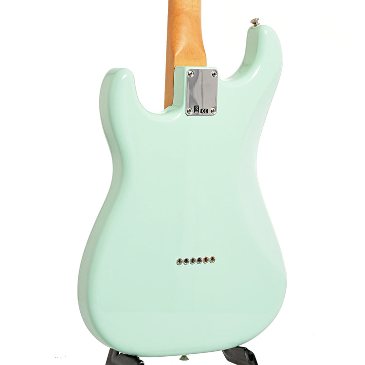 Back and side of Fender Stratocaster Noventa 