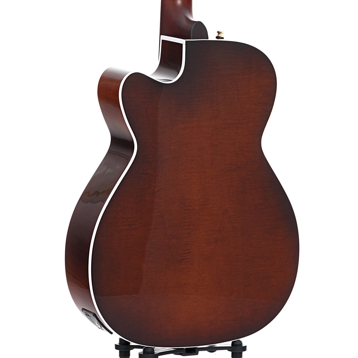 Back and side of Seagull Performer Cutaway Concert Hall Burnt Umber