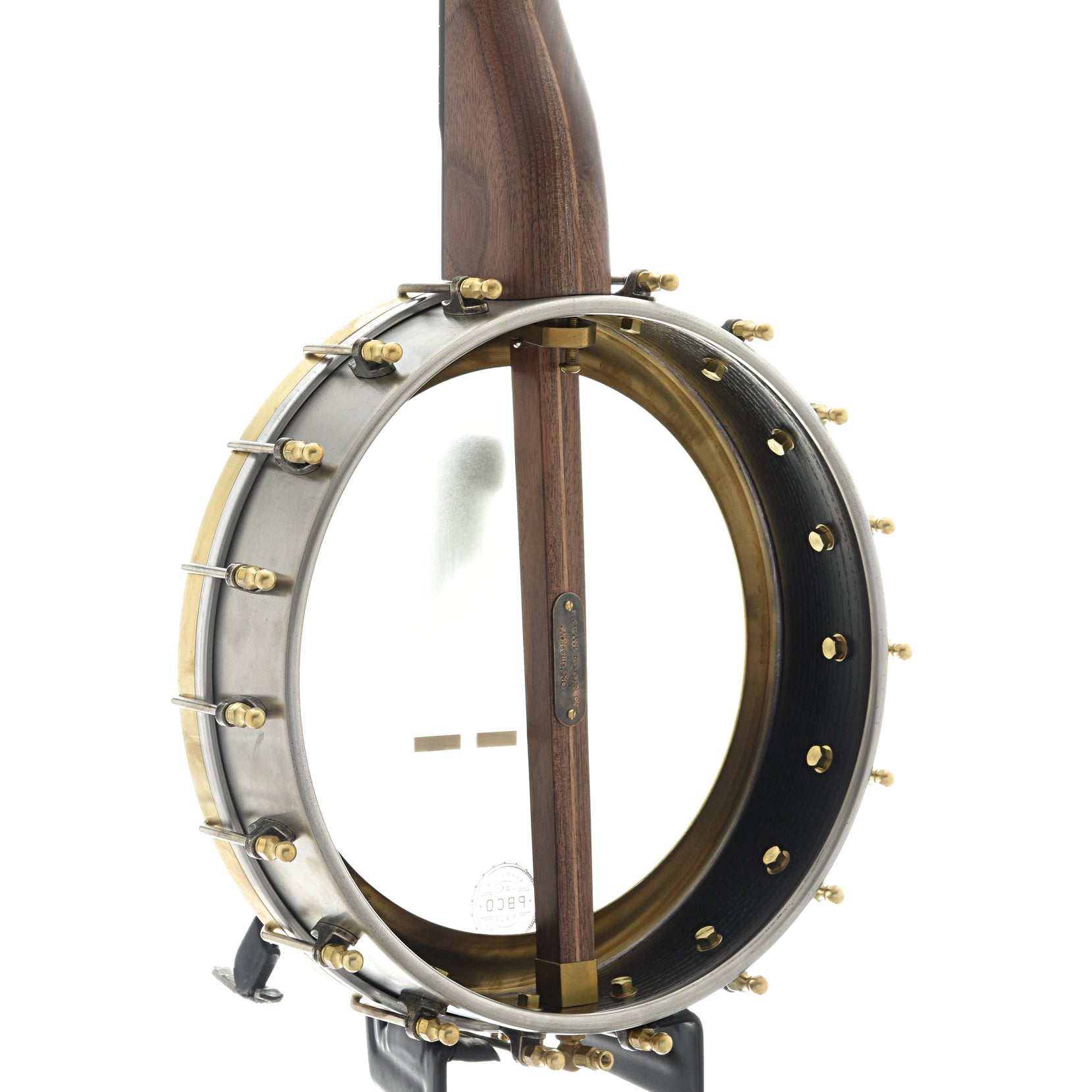 Image 9 of Pisgah 11" Walnut Rambler Dobson Standard A-Scale Openback Banjo - SKU# PRDW11A : Product Type Open Back Banjos : Elderly Instruments