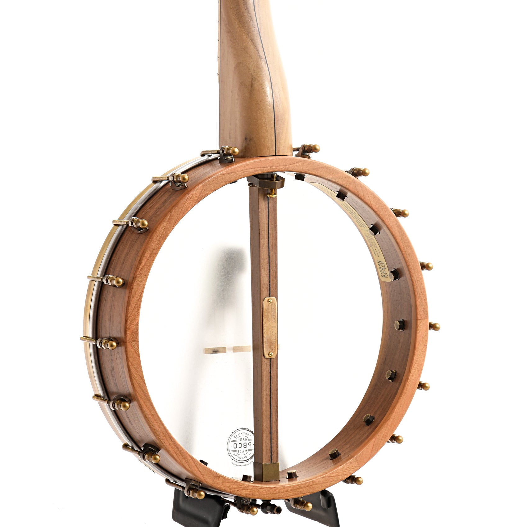 Image 11 of Pisgah Banjo Co. 12" Walnut Possum Openback Banjo, Standard Scale - SKU# PP12S-WAL : Product Type Open Back Banjos : Elderly Instruments