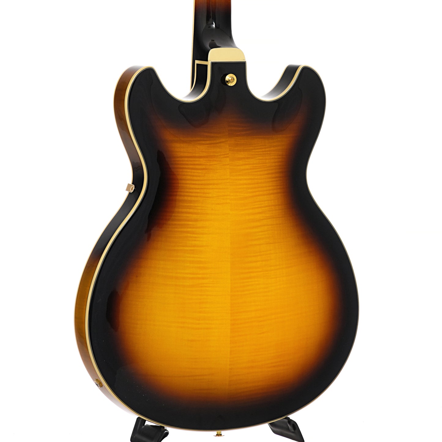 Back and side of Ibanez Artcore Expressionist AS93FM Antique Yellow Sunburst