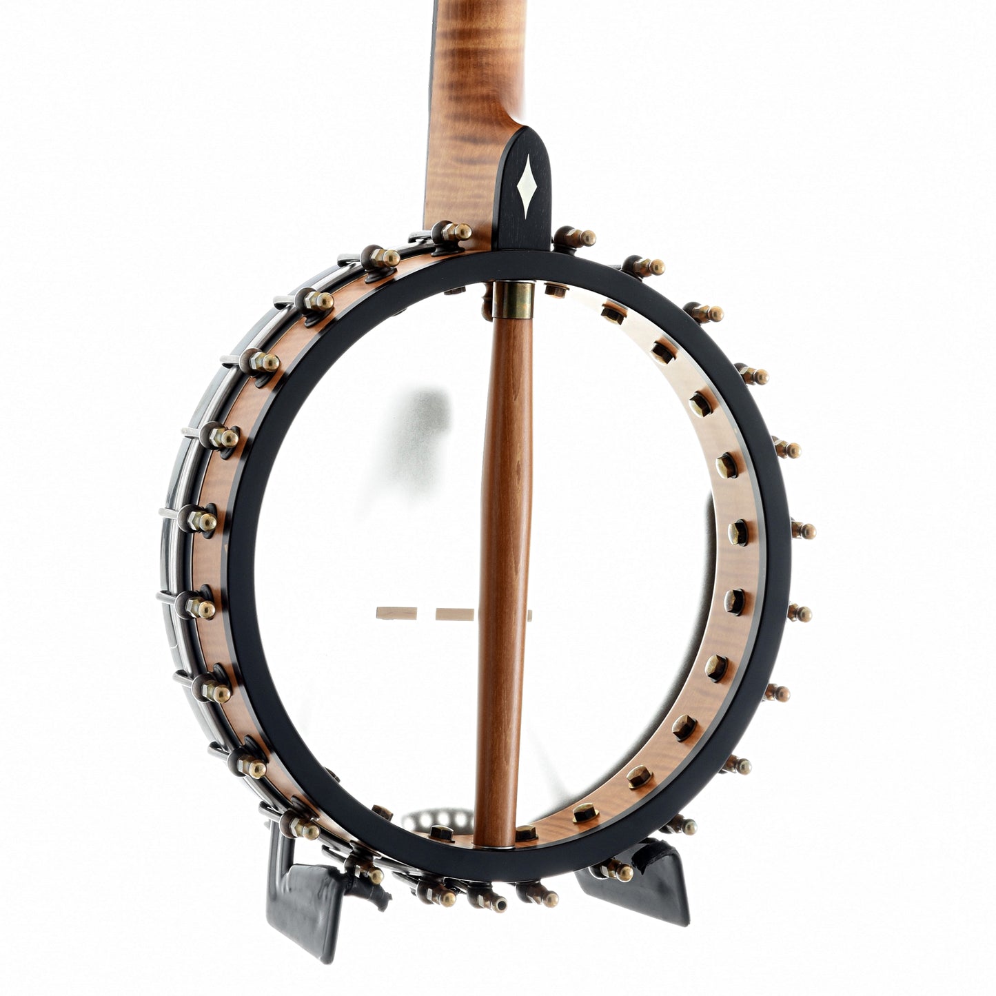 Image 9 of OME North Star Openback Banjo & Case, Curly Maple - SKU# NSTAR-CMPL : Product Type Open Back Banjos : Elderly Instruments