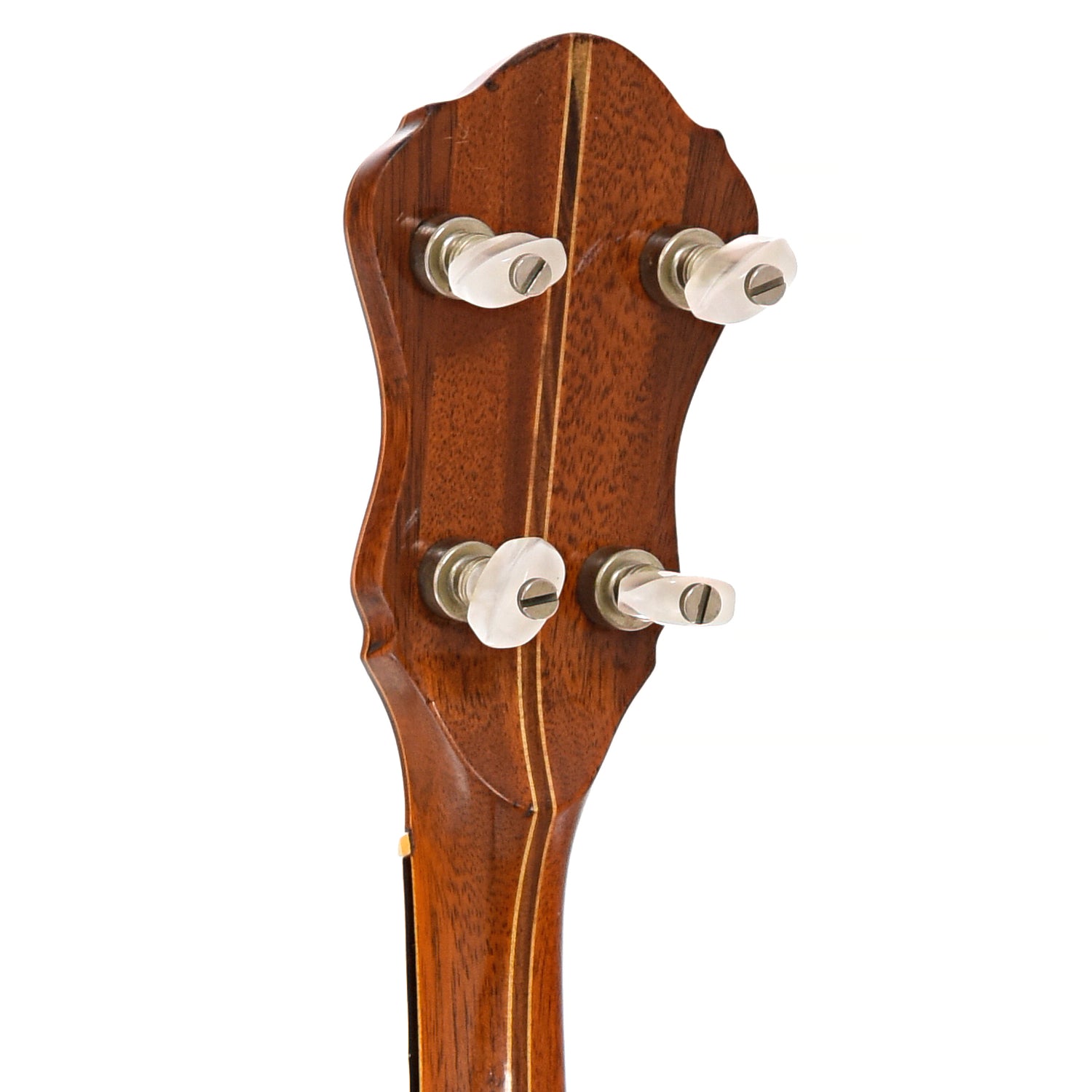 Back headstock of Baldwin Ode 6510 2SR Resonator Banjo