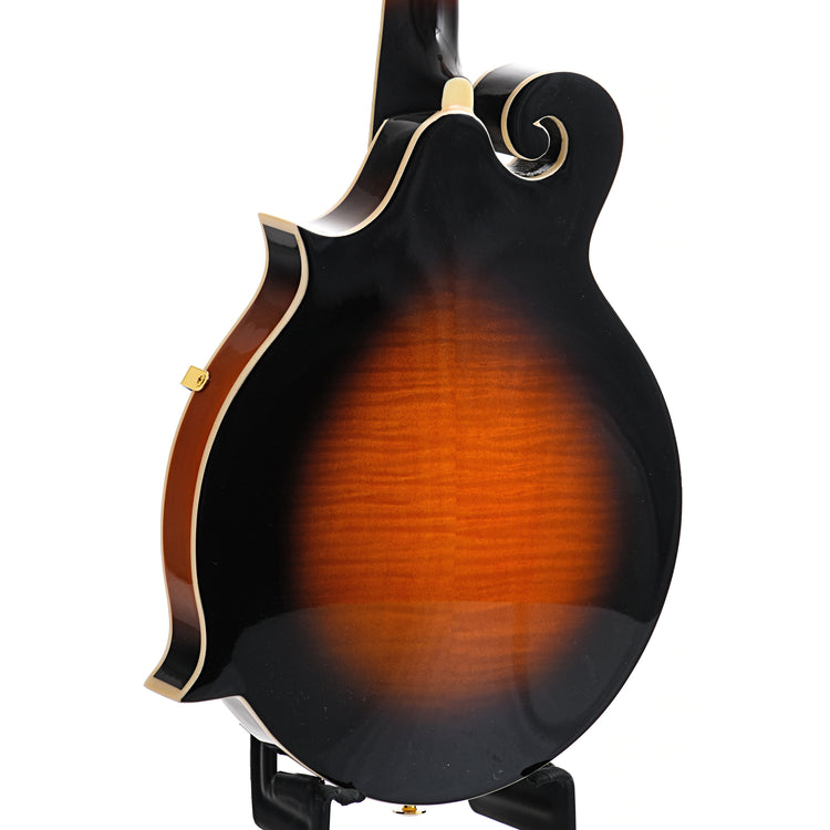 back and side of Ibanez M522 F-Style Mandolin, Brown Sunburst
