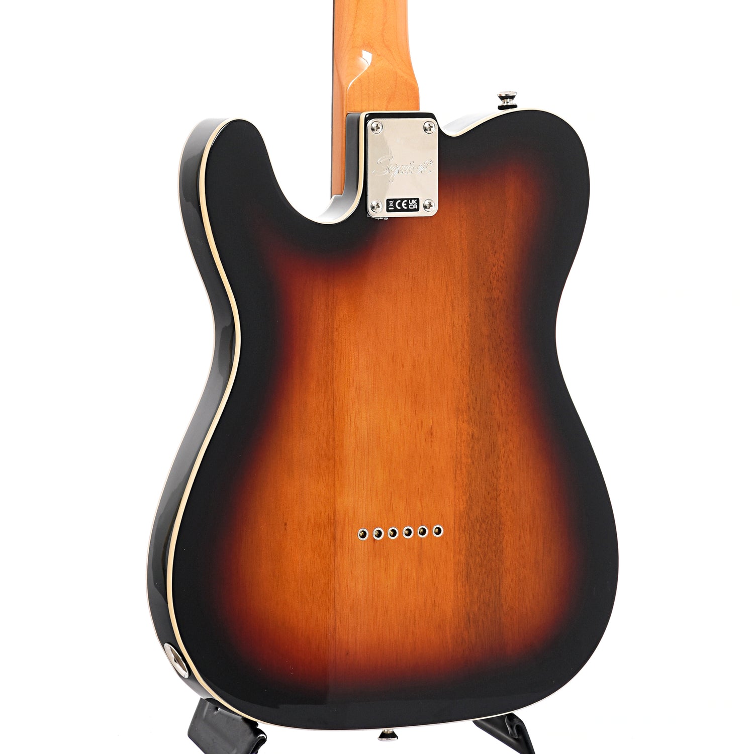 Image 10 of Squier Classic Vibe Baritone Custom Telecaster, 3-Color Sunburst- SKU# SCVBARIT-3TS : Product Type Solid Body Electric Guitars : Elderly Instruments