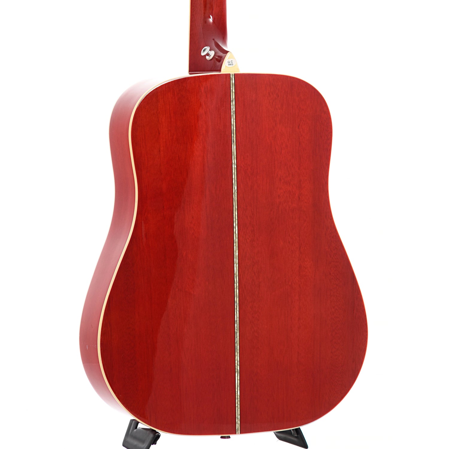 Back and side of Oscar Schmidt OG1/TR-A 3/4 Size Acoustic