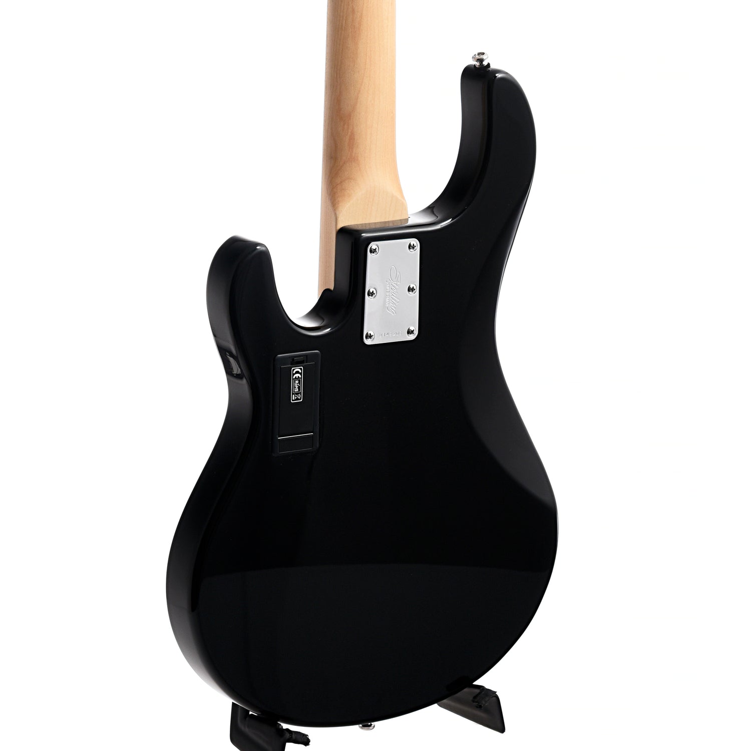 Image 9 of Sterling by Music Man StingRay5 5 String Bass, Black Finish - SKU# RAY5-BK : Product Type Solid Body Bass Guitars : Elderly Instruments