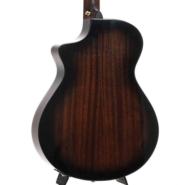 Back and side of Breedlove Organic Performer Pro Concert Aged Toner CE European-African Mahogany