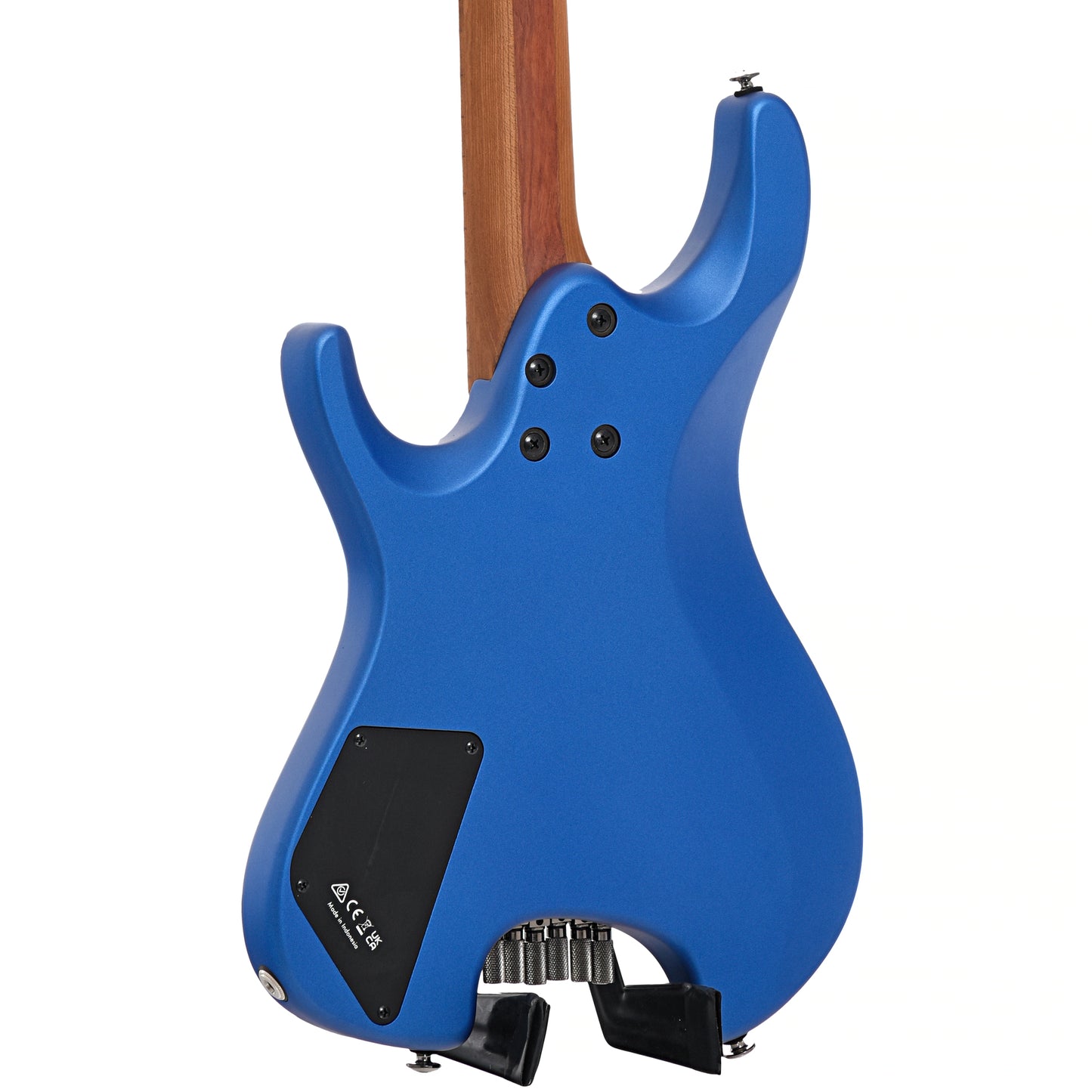 Back and side of Ibanez Q52 Electric Guitar, Laser Blue Matte