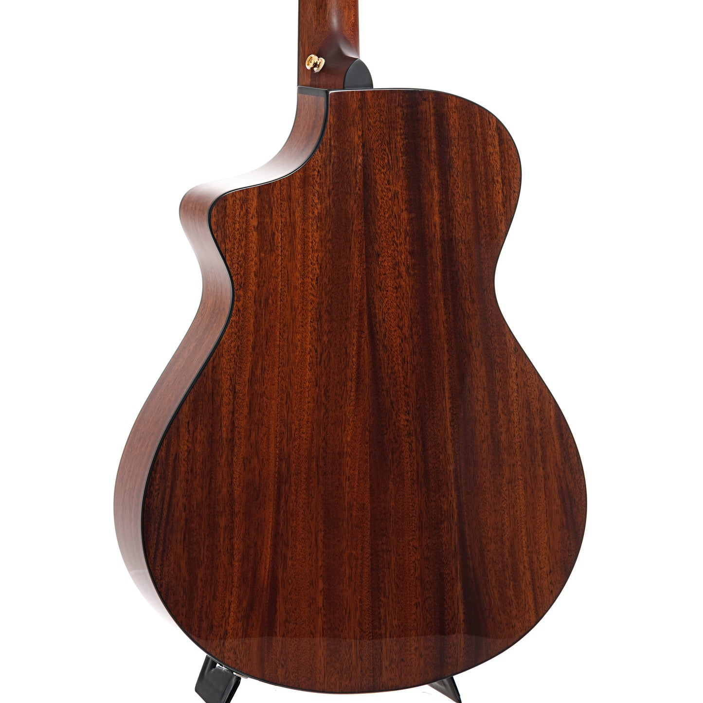 Back and side of Breedlove Organic Solo Pro Concert Edgeburst CE Red Cedar-African Mahogany 