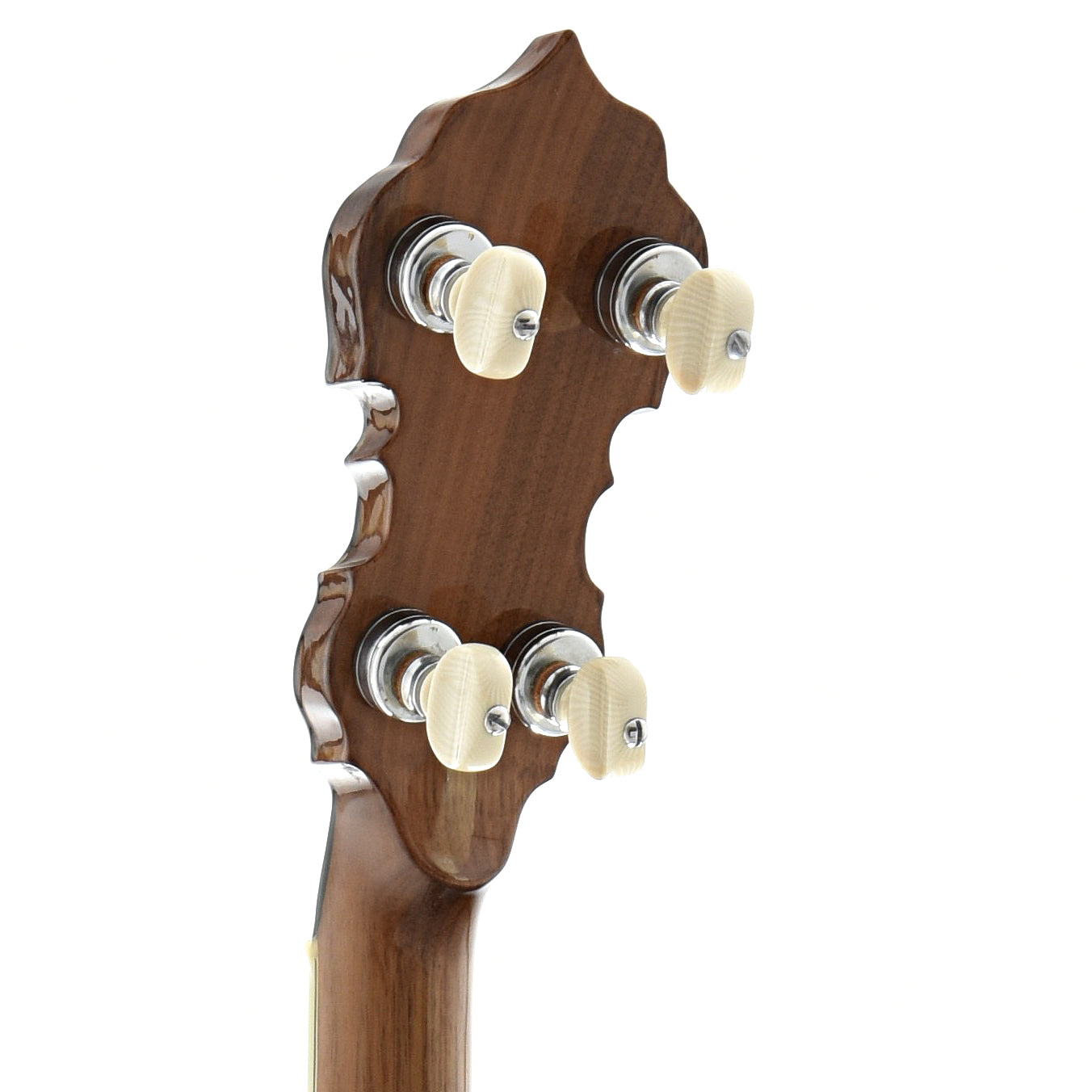 Image 8 of DP Hopkins Walnut Deluxe Banjo & Case - SKU# DPH1-5 : Product Type Resonator Back Banjos : Elderly Instruments