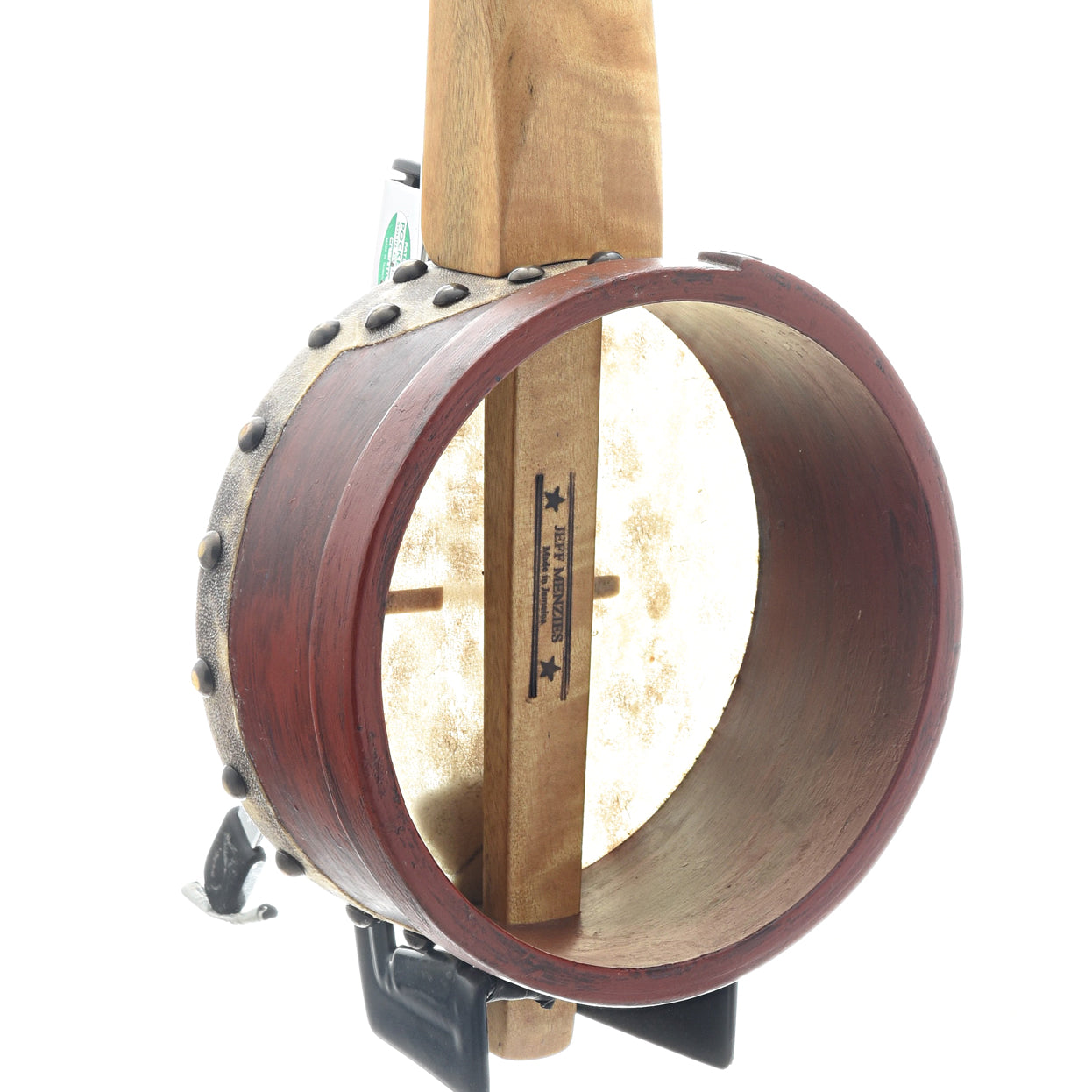 Image 10 of Menzies Short Scale Fretless Tackhead Banjo, #399 - SKU# MTB51-399 : Product Type Open Back Banjos : Elderly Instruments