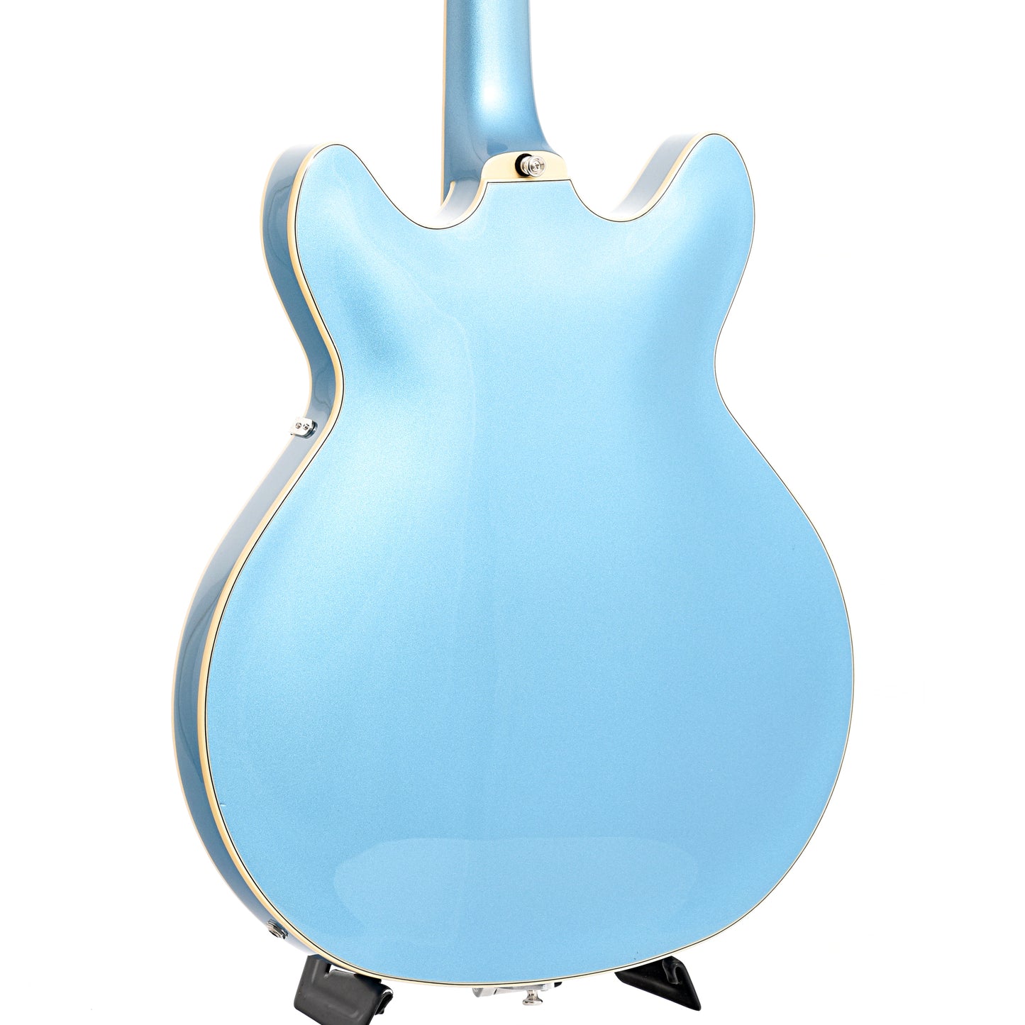 Back and side of Guild Starfire I Double Cutaway Semi-Hollow Body  Pelham Blue