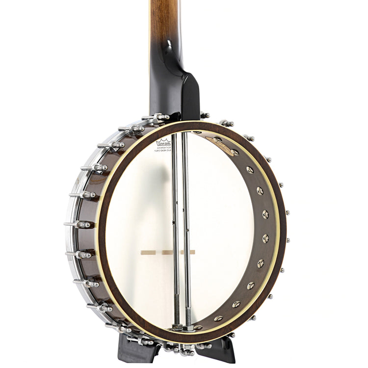 Back and side of Gold Tone WL-250 Whyte Laydie Openback Banjo