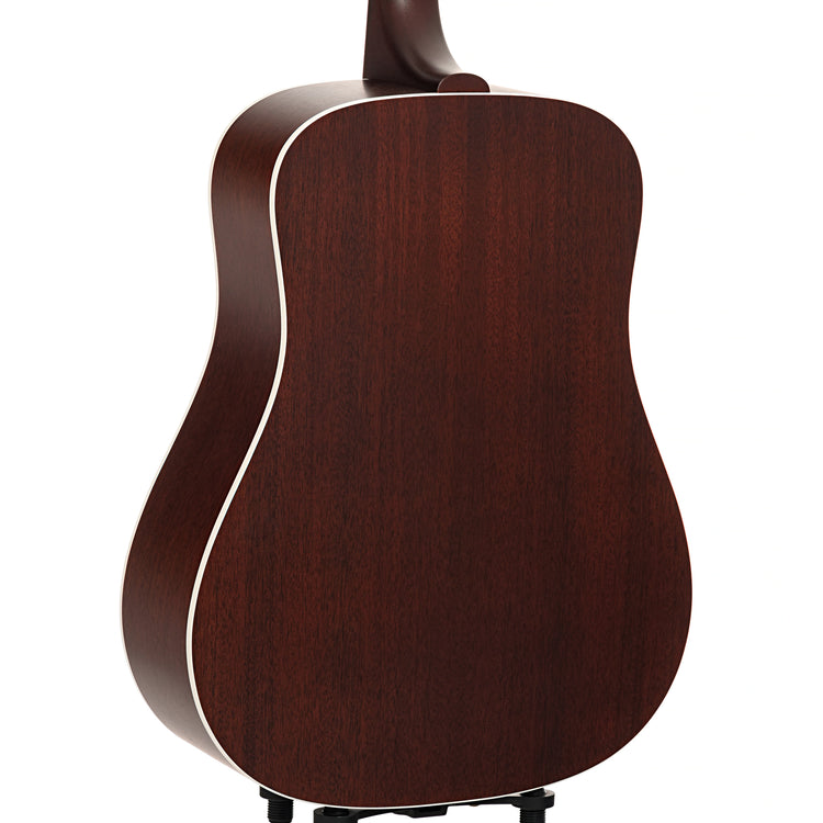 Back and side of Guild USA D-40E Acoustic 