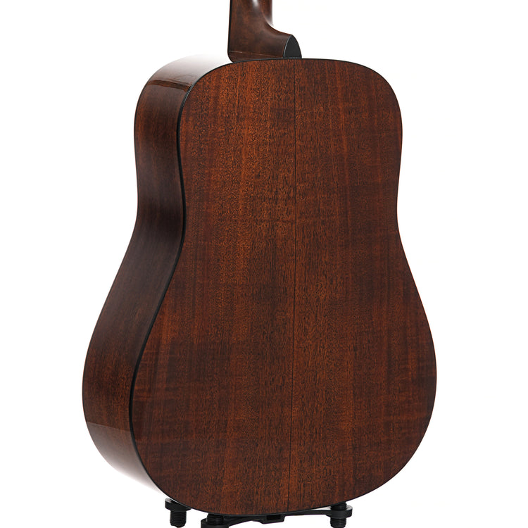 Back and side of Martin Custom 18-Style Dreadnought, Flame Mahogany 