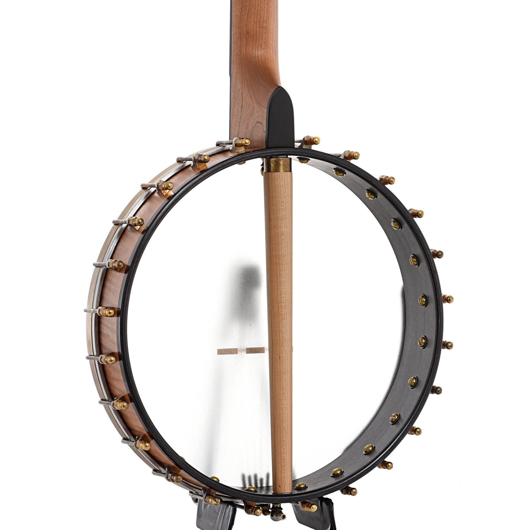 Back and side of Ode Magician 13" Openback Banjo