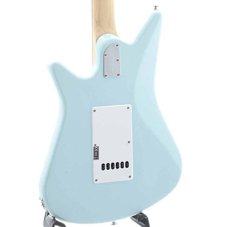 back and side of Sterling by Music Man Albert Lee, Daphne Blue