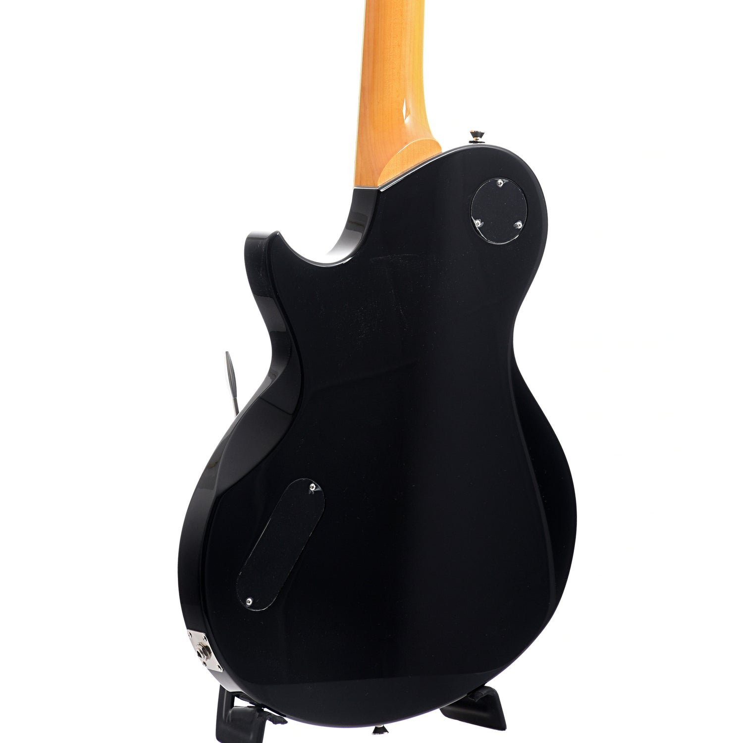 Image 12 of Collings 360 Baritone & Case, Jet Black, Bound Fingerboard - SKU# 360BAR-BLKIV : Product Type Solid Body Electric Guitars : Elderly Instruments