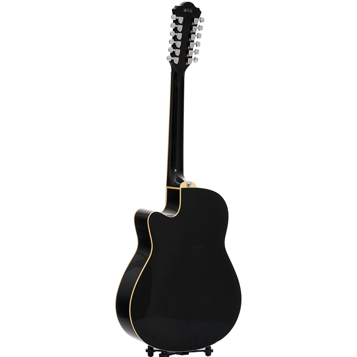full back and side of Ibanez AFF1812F BK1203 12-String Acoustic Guitar