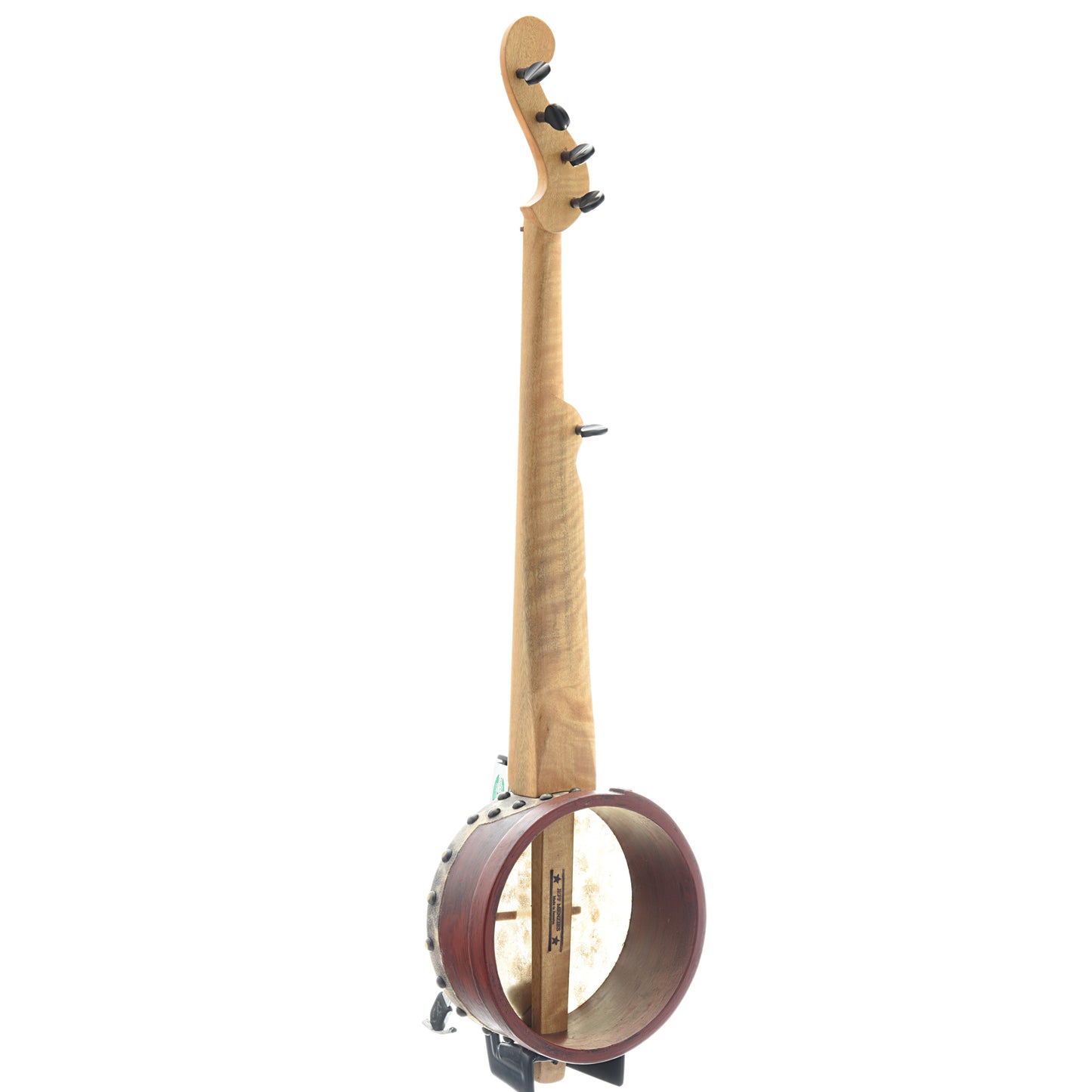Image 11 of Menzies Short Scale Fretless Tackhead Banjo, #399 - SKU# MTB51-399 : Product Type Open Back Banjos : Elderly Instruments
