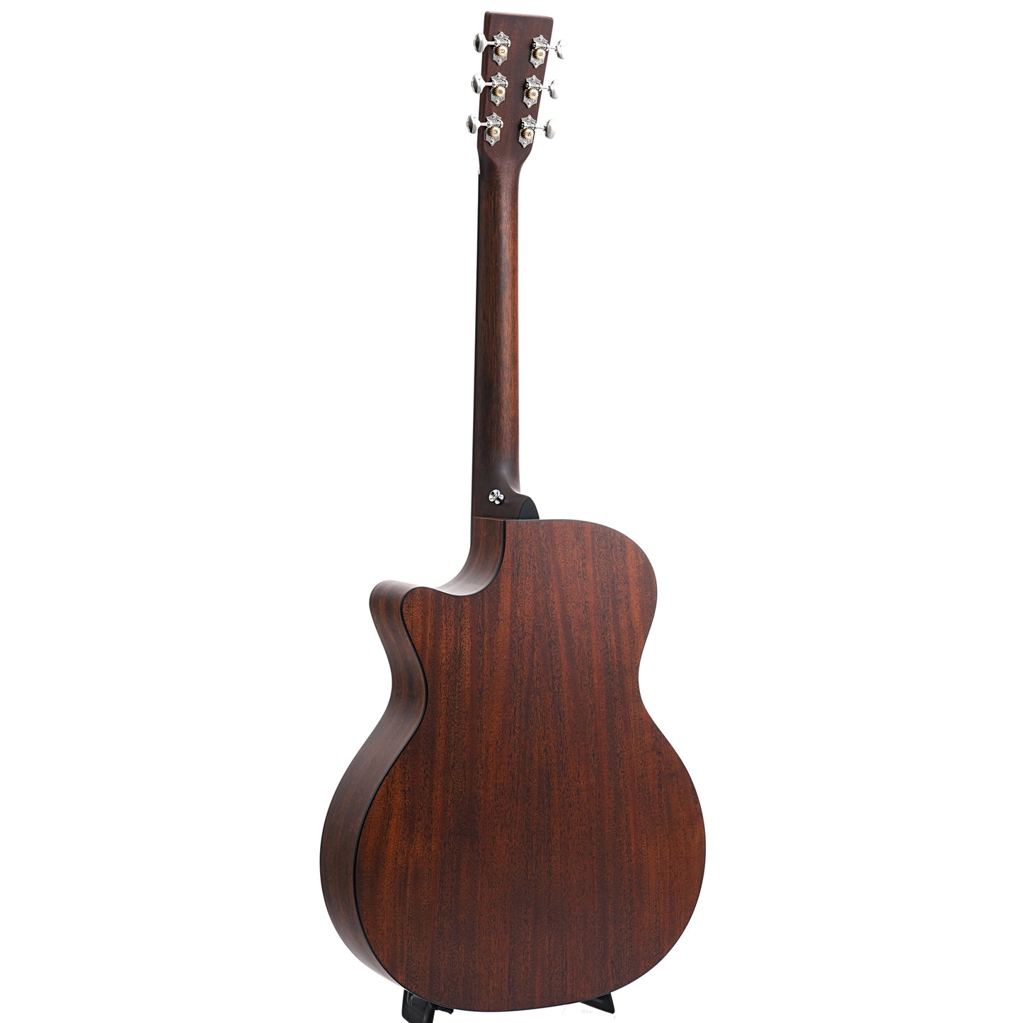 Full Back and Side of Martin GPC-16E Mahogany Cutaway Guitar
