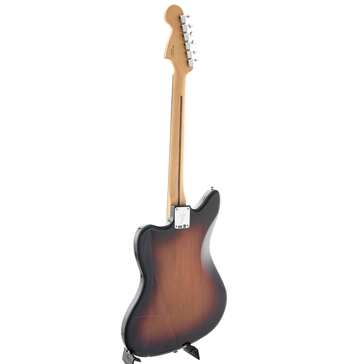full back and side of Fender Player Jaguar, 3 Color Sunburst
