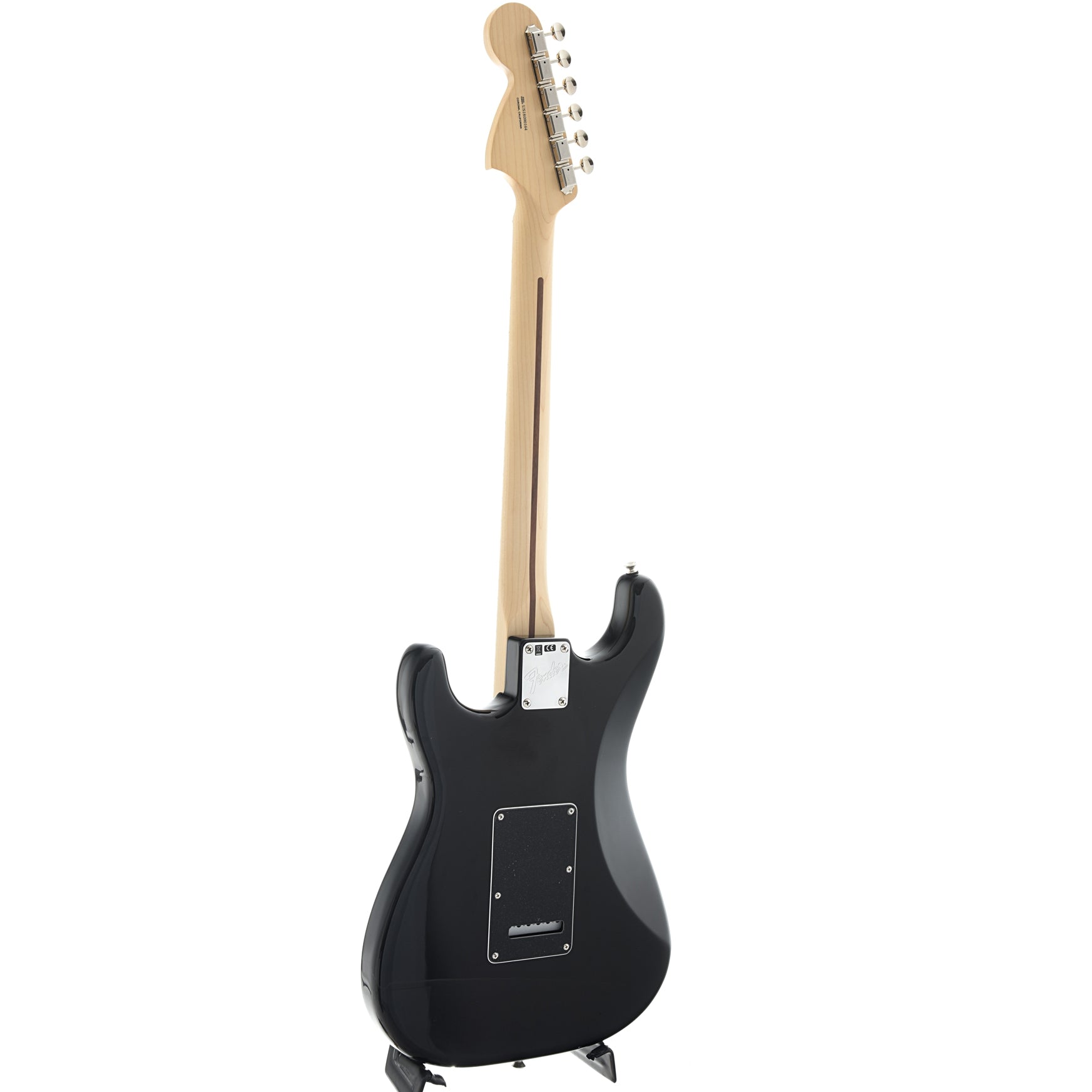 Full back and side of Fender American Performer Stratocaster HSS, Black